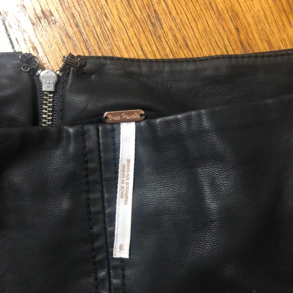Free people mini leather skirt - Picture 4 of 5